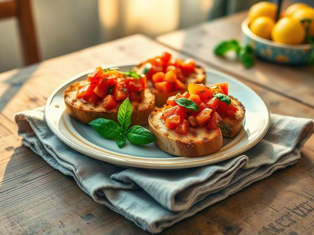 Bruschette al pomodoro — ricetta della Nonna
