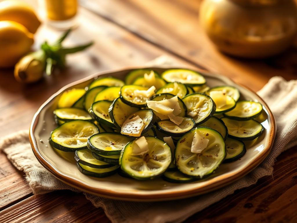 Carpaccio di zucchine e limone — ricetta della Nonna