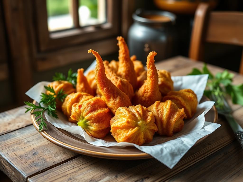 Fiori di zucca fritti — ricetta della Nonna