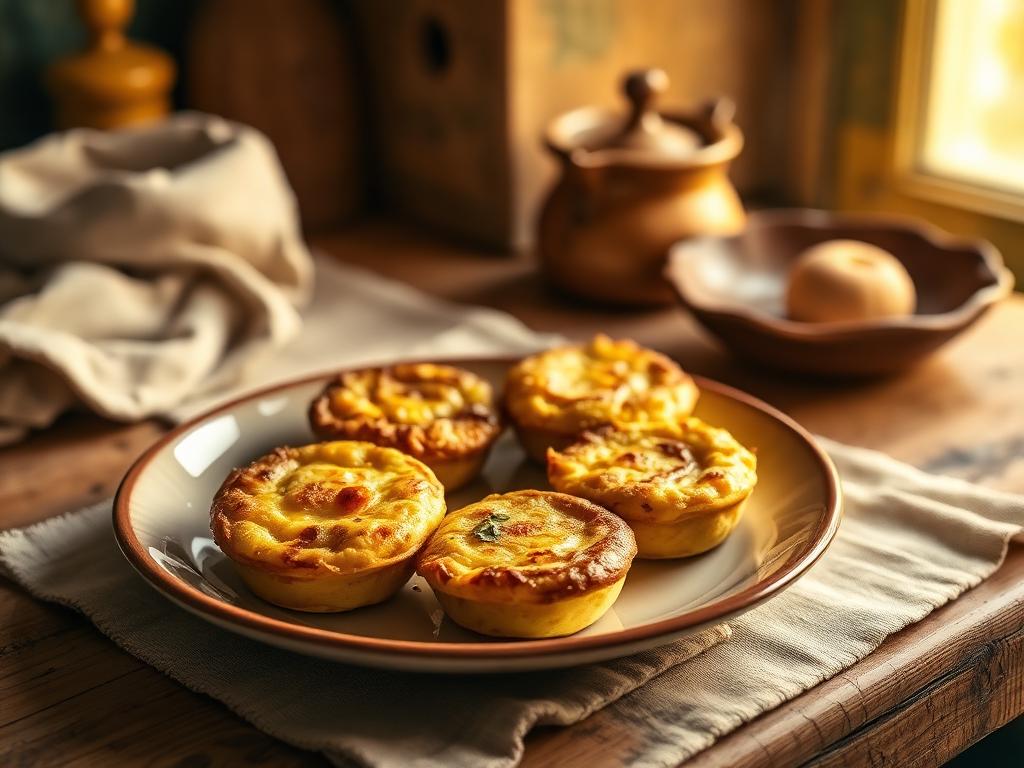 Frittatine di cipolle a fette — ricetta della Nonna