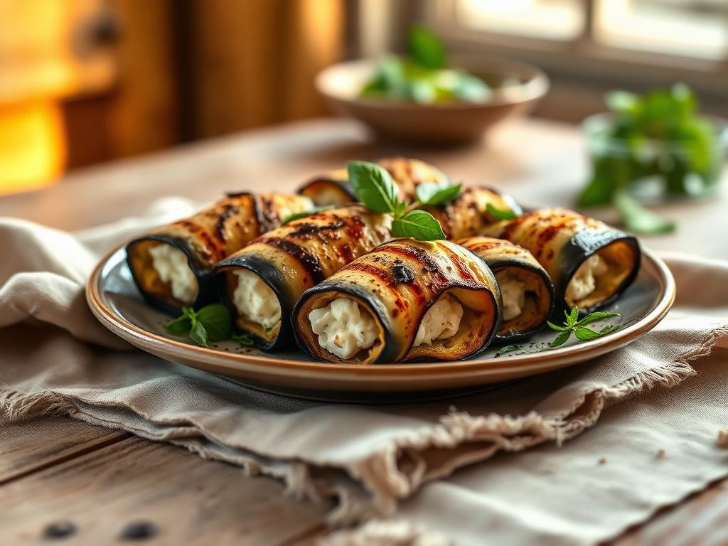 Involtini di melanzane e ricotta — ricetta della Nonna