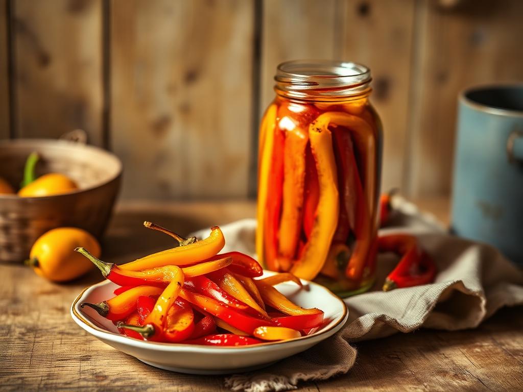 Peperoni arrostiti sott'olio — ricetta della Nonna