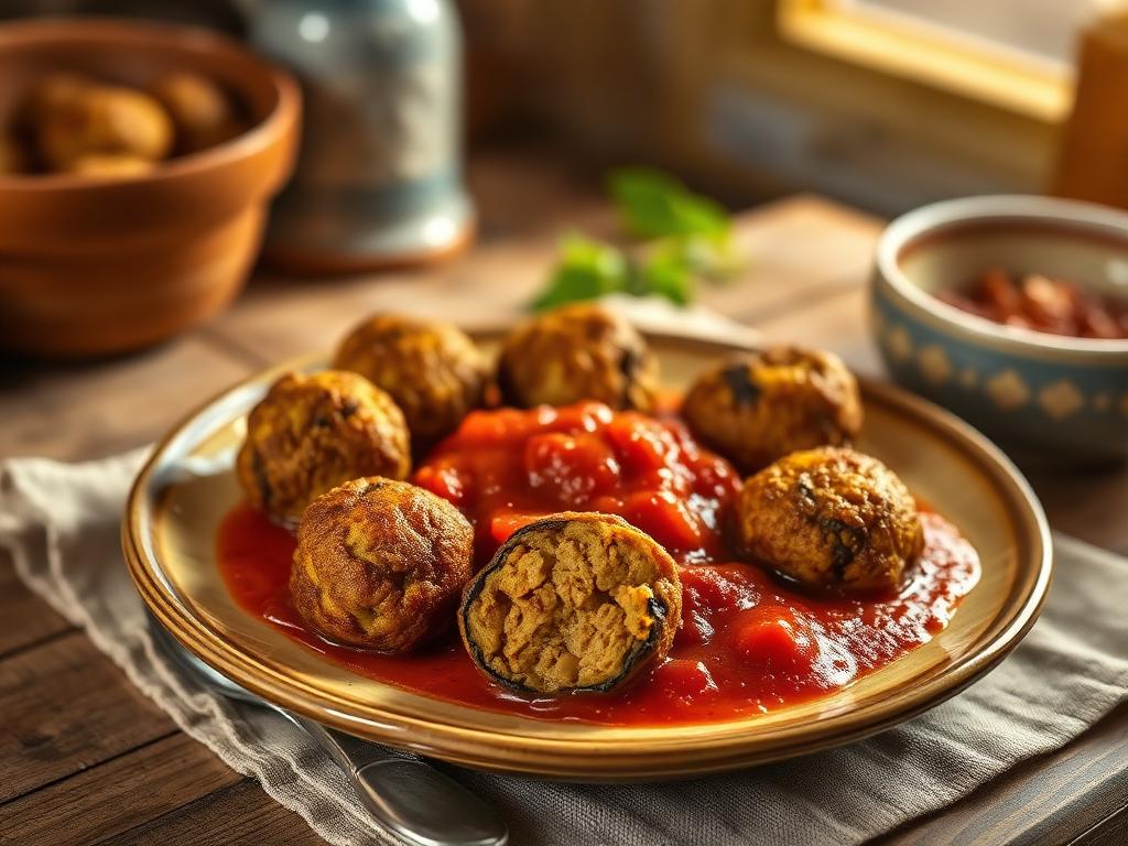 Polpettine di melanzane — ricetta della Nonna