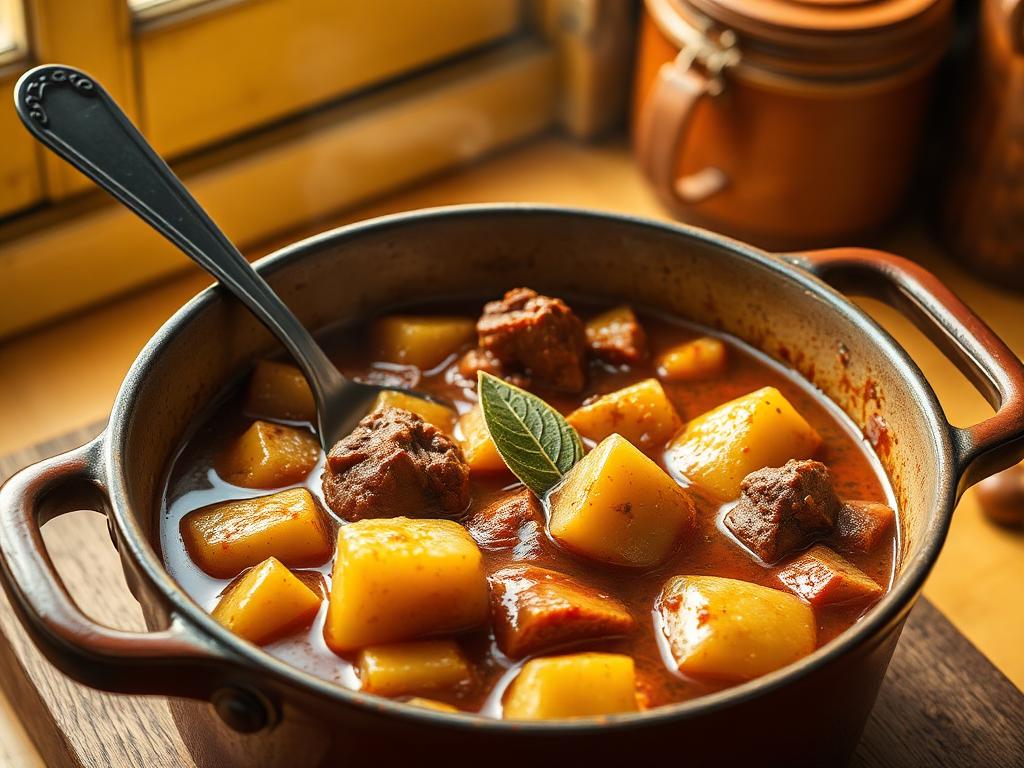Spezzatino con patate — ricetta della Nonna