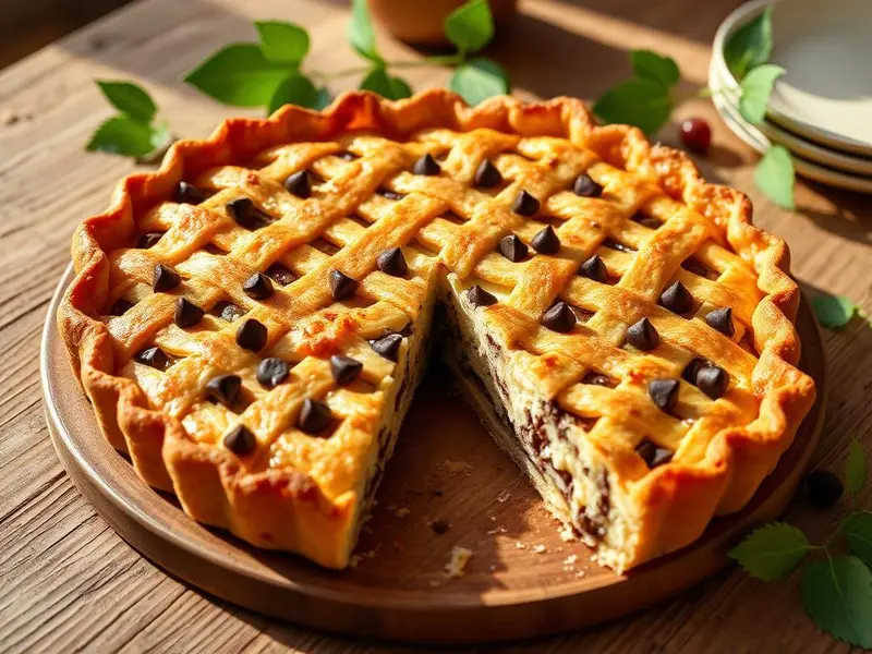 Crostata di ricotta e cioccolato — ricetta della Nonna