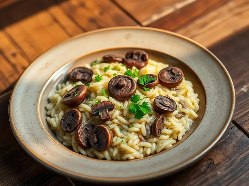 Risotto ai funghi di bosco — ricetta della Nonna