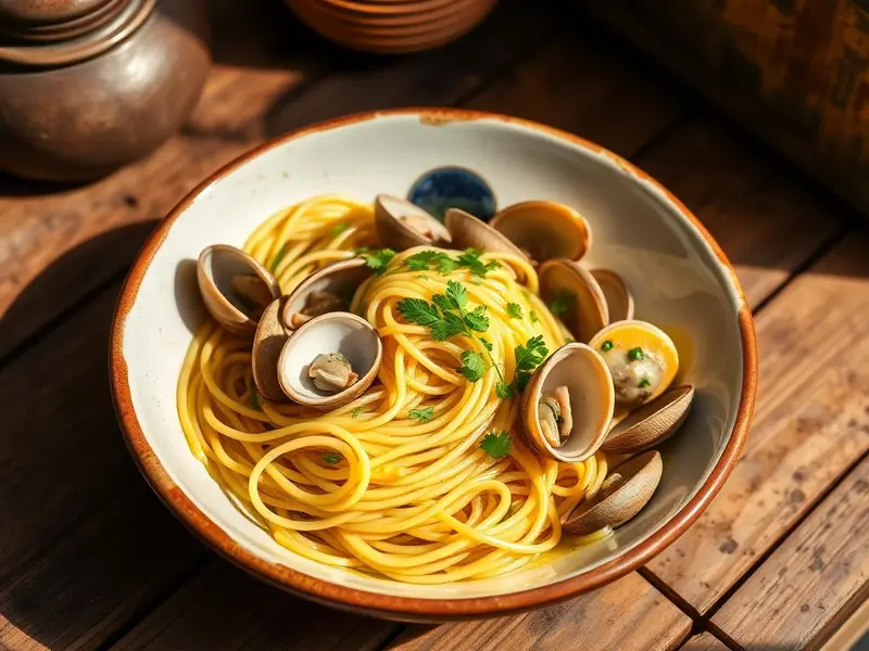Spaghetti alle vongole — ricetta della Nonna